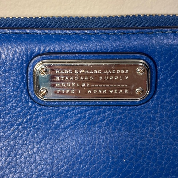 Marc by Marc Jacobs Blue Leather Wristlets - Picture 2 of 5